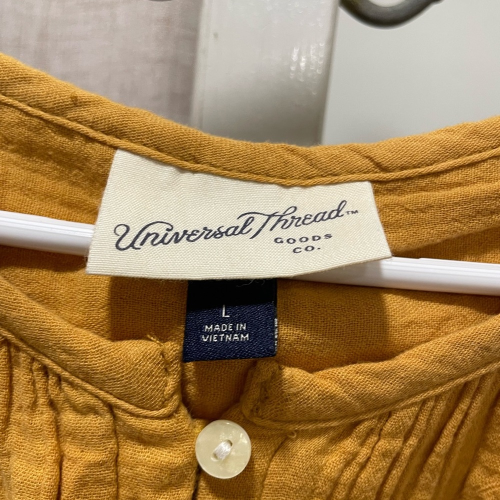Universal threads mustard dress